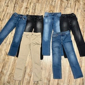 Boys size 10 jeans skinny/straight with stretch